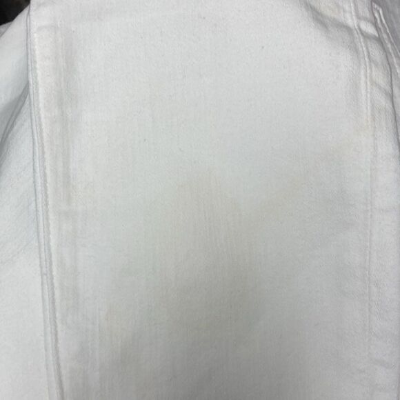 J.Crew 9” mid-rise toothpick Jean in white - Picture 7 of 9